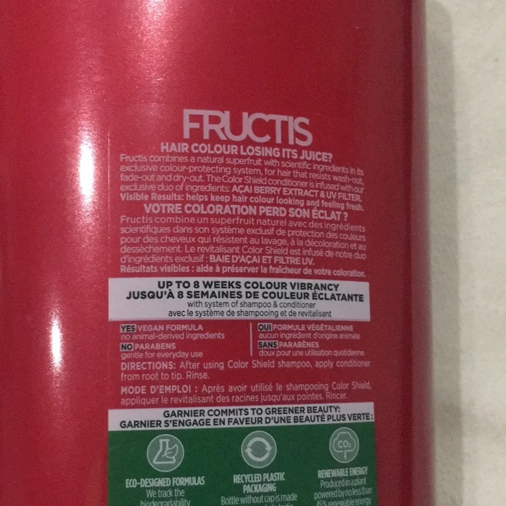 Garnier Fructis Colour Shield/Protecting Conditioner UV FILTER 621 ml - Picture 6 of 7